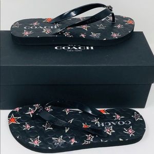 Nwt Coach Abbigail star sandals